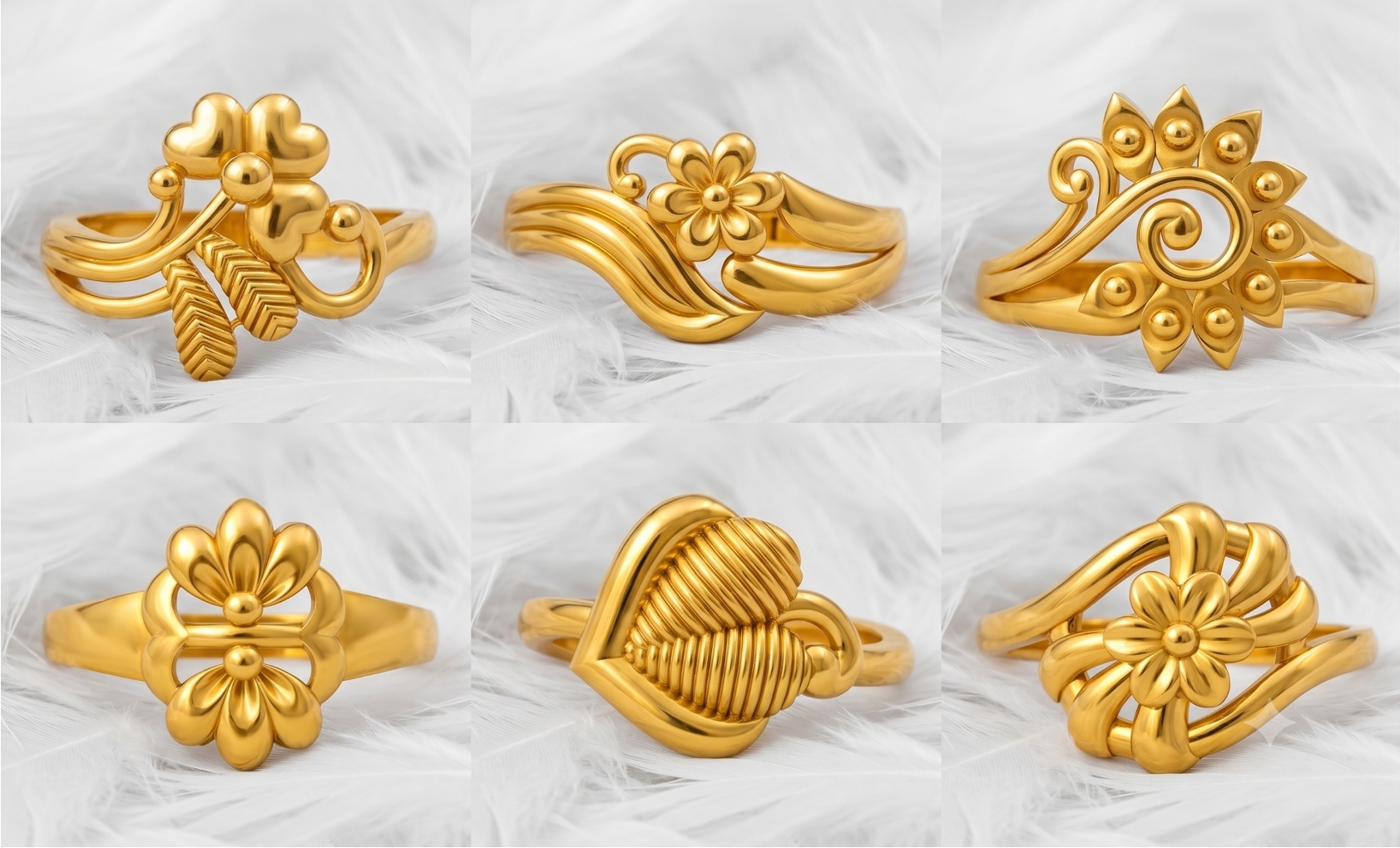 Ladies Paper Casting Rings LR Lot -2 — view 6