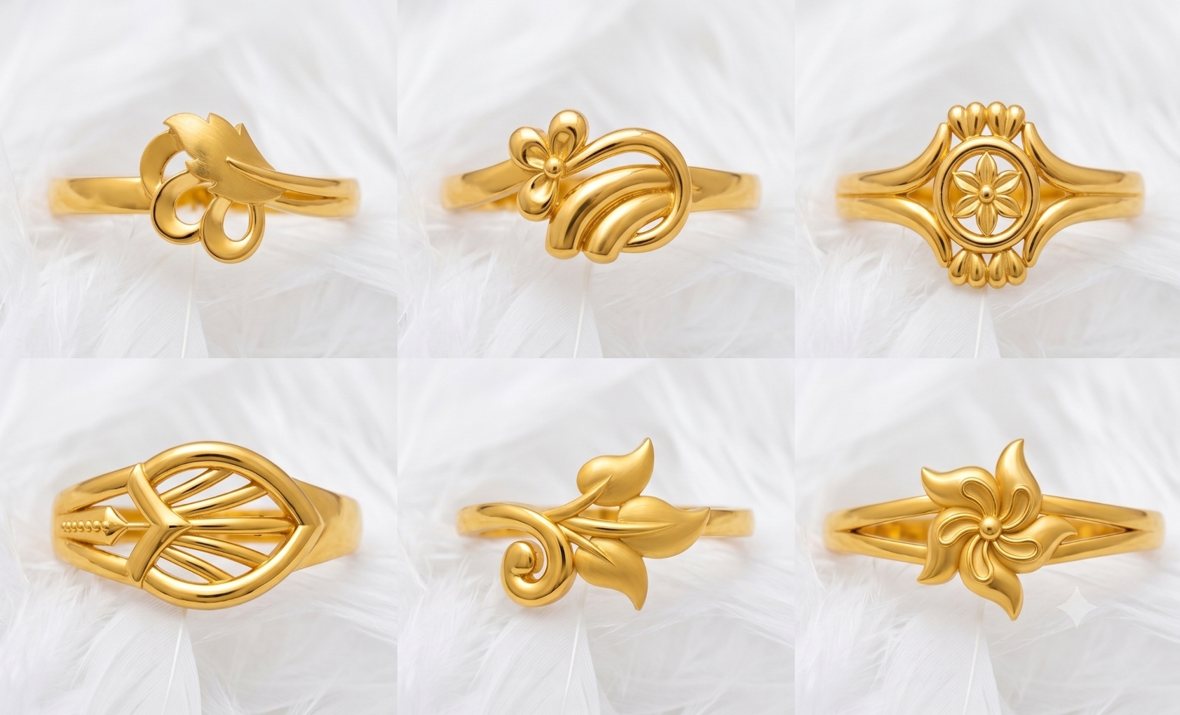Ladies Paper Casting Rings LR Lot -3 — view 12
